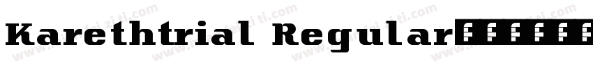 Karethtrial Regular字体转换